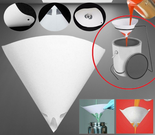Paper paint strainer